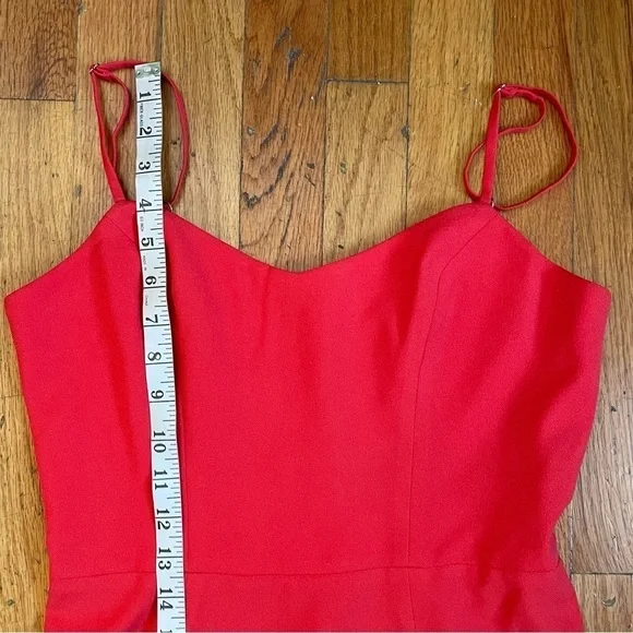 strapless open back dress MARMALADE Space Age Retro Dress with Circle Cutout; Red – Marmalade-shop main image 0